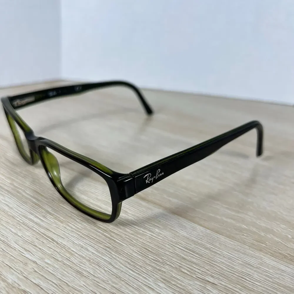 Ray-Ban RB5169 2383 Eyeglasses Green Rectangular Full Rim Frames 54-16-140